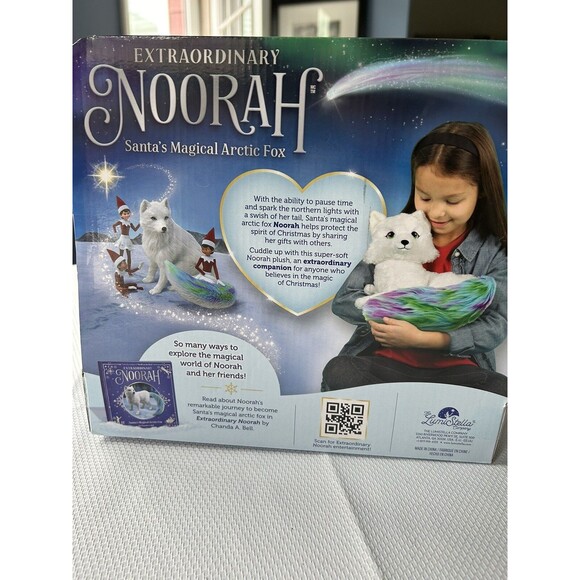 NEW Elf Pets Noorah Extraordinary 9-Inch Deluxe Plush with Northern Lights Tail - Picture 3 of 3